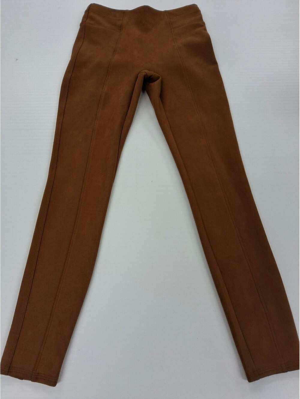 Spanx Faux Suede Leggings Brown Size Small